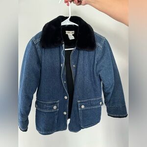 Like new kids jeans coat